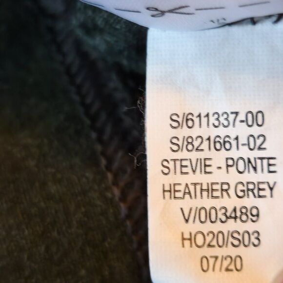 Old Navy Stevie pants high rise Women's small petite Heather grey thick stretch - Picture 12 of 12